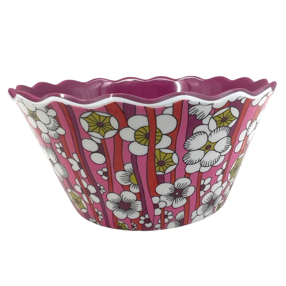Liberty of London for Target Pink Floral Scalloped Bowl Melamine